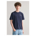 TRIČKO GANT GRAPHIC SCRIPT RELAXED T-SHIRT EVENING BLUE