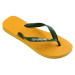 HAVAIANAS BRASIL LOGO Unisex žabky, žltá, veľkosť 39/40