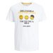 Jack&Jones Junior Tričko SMILEY WORLD 12223445 Biela Regular Fit