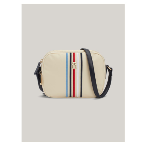 Krémová dámska crossbody kabelka Tommy Hilfiger