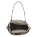 Sivý elegantný set kabelka + peňaženka „Marry“