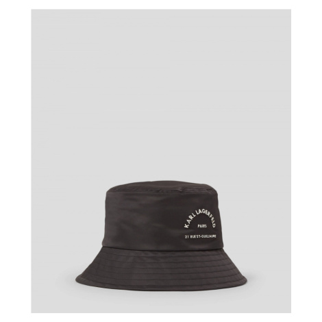Klobúk Karl Lagerfeld Rsg Nylon Bucket Hat Čierna