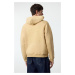 Trendyol Stone Oversize/Wide Cut Back Embroidered Detailed Hooded Sweatshirt