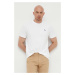 Bavlnené tričko Polo Ralph Lauren biela farba, jednofarebné