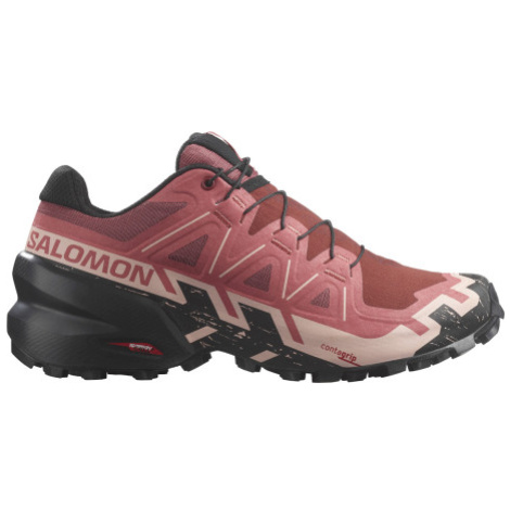 Pánska bežecká trailová obuv SALOMON Speedcross 6 W cow hide black english rose