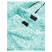 Plyšová melanžová dámska mikina v mätovej farbe (HH008-41)