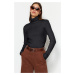 Trendyol Dark Anthracite Soft Texture Basic Knitwear Sweater