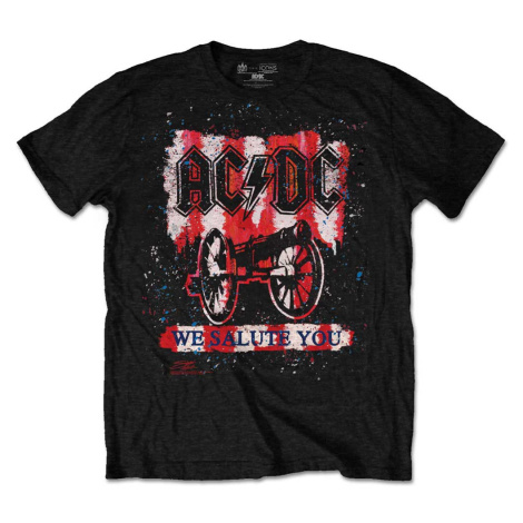 AC/DC tričko We Salute You Bold Čierna