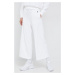 Tepláky Polo Ralph Lauren dámske, biela farba, jednofarebné