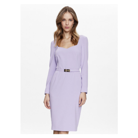 Pinko Koktejlové šaty Mendosa 100559 7624 Fialová Regular Fit