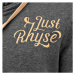 Just Rhyse Big Zip Hoody Charcoal