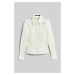 Košeľa Karl Lagerfeld Fitted Rhinestone Shirt White