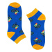 Folkstar Unisex's Socks Short Koguty Navy Blue