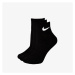 Nike Ponožky 3Ppk Quarter Black