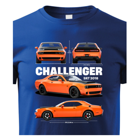 Detské tričko Dodge Challenger SRT 2018 - kvalitná tlač a rýchle dodanie
