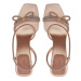 Max Mara Sandále Crystalsandal 24245264116 Ružová