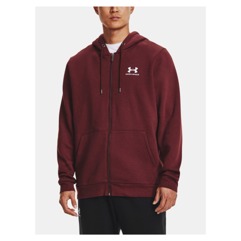 Vínová mikina Under Armour UA Essential Fleece FZ Hood