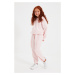 Trendyol Pink Frill Detailed Girl Knitted Slim Sweatpants