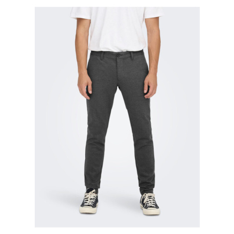 Only & Sons Chino nohavice 22022911 Sivá Tapered Fit