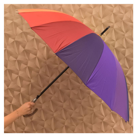 Farebný dáždnik s hnedou rukoväťou John-C
