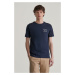 TRIČKO GANT SMALL GRAPHIC PIQUE SS TSHIRT EVENING BLUE