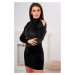 Velour dress black