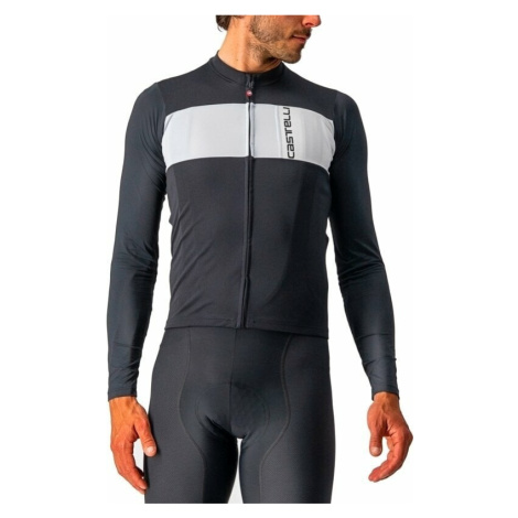 Castelli Prologo 7 Long Sleeve Dres Light Black/Silver Gray-Ivory