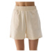 Dámske teplákové kraťasy 4F SHORTS CAS-4FWSS24TSHOF350-12S-CREME