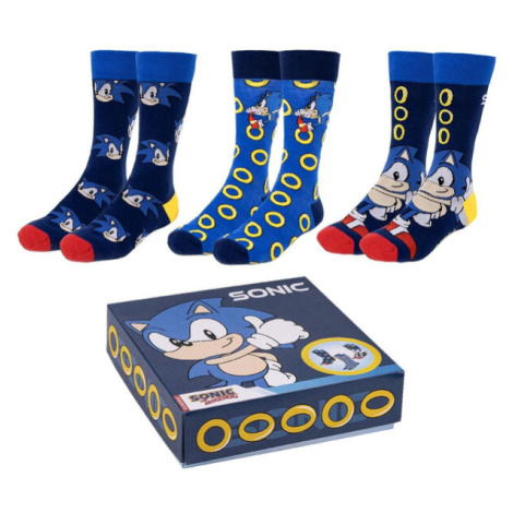 Cerda ponožky - Sonic 35/41 (3 páry)