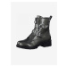 Dark grey ankle boots with buckles by Tamaris - Ladies