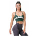 Nebbia Classic Hero Cut-Out Sports Bra Dark Green Fitness bielizeň