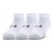 Ponožky UNDER ARMOUR 3 PACK-UA Heatgear NS -WHT