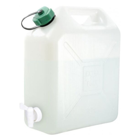 EDA JERRYCAN 20L + TAP Kanister s kohútikom, biela, veľkosť