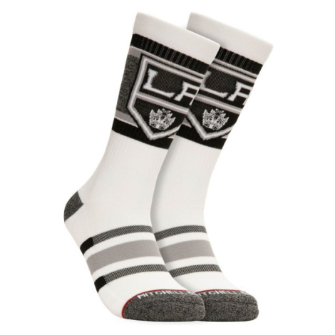 Los Angeles Kings ponožky NHL Cross Bar Crew Socks Mitchell & Ness