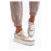 Women's Beige Low Sneakers Regines