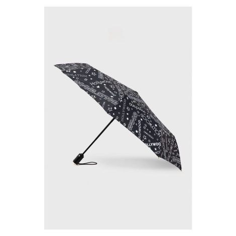 Dáždnik Moschino čierna farba, 8603