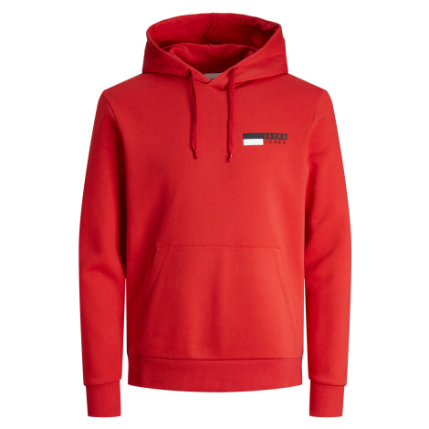 Jack&Jones Pánska mikina JJECORP Standard Fit 12233599 True Red XXL Jack & Jones