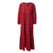 Dorothy Perkins Košeľové šaty  červená / bordová / melónová / svetločervená