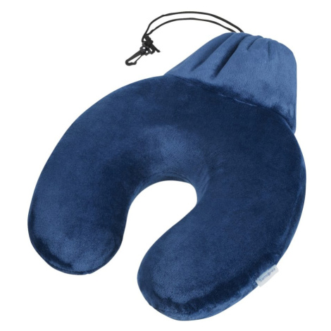 Samsonite Cestovní polštářek z paměťové pěny s kapsou - modrá