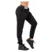 Nebbia Iconic Mid-Waist Sweatpants Black Fitness nohavice