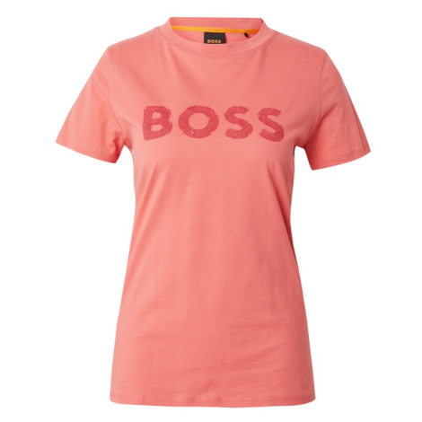 BOSS Orange Tričko 'Elogo 5'  pitaya / červená Hugo Boss