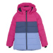 Dievčenská lyžiarska bunda COLOR KIDS Ski Jacket - Colorblock -Quilt-741722.5381-Pink Glo