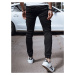 Men's Black Denim Cargo Pants Dstreet