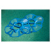 Činky do vody Pullpush Flower L na aquagymnastiku a aquafitness modré