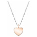 Morellato Bicolor náhrdelník so srdiečkom Love SOR16