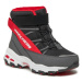 Chlapčenské členkové zimné topánky SKECHERS D Lites Mid black red