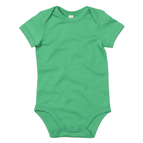Babybugz Dojčenské body s krátkymi rukávmi - Stredne zelená