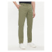 Aeronautica Militare Chino nohavice 241PA1597CT3293 Zelená Regular Fit