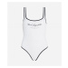 Plavky Karl Lagerfeld Hotel Karl Swimsuit Ivory