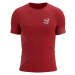 Compressport Performance SS Tshirt M High Risk Red/White Bežecké tričko s krátkym rukávom